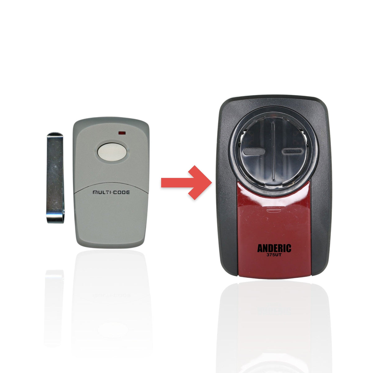 Linear 3089 Multi-code 1-button 300 MHz Garage Door Opener Remote Control
