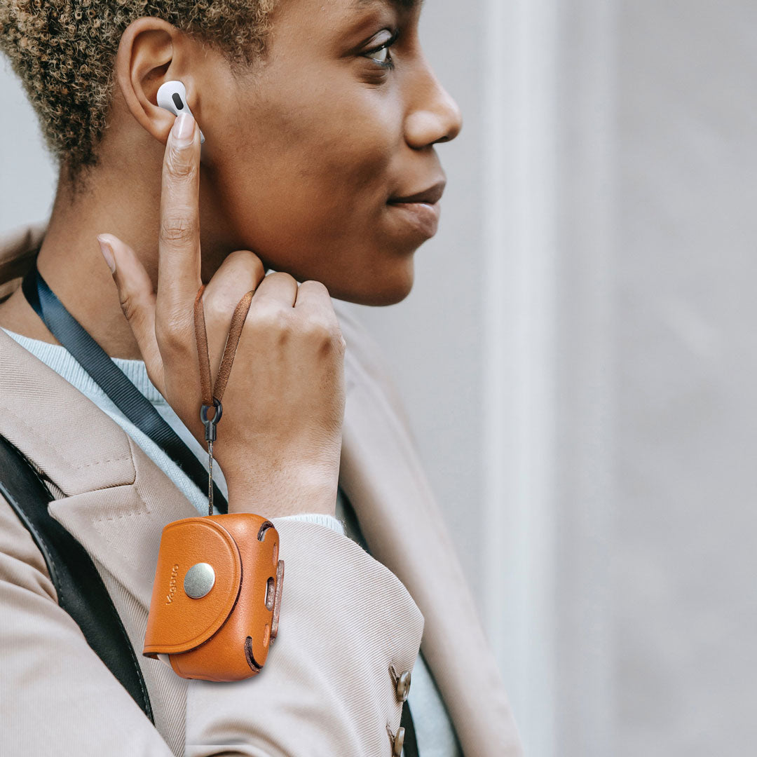 AirPods Pro 3 Leather Case- Belt-loop
