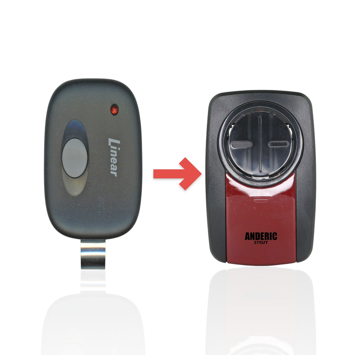 MegaCode MCT11 DNT00090 MegaCode 1-Channel 318 mhz Garage Door Opener Remote Control