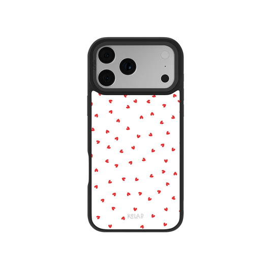Minimalist Love | Red Heart Phone Case