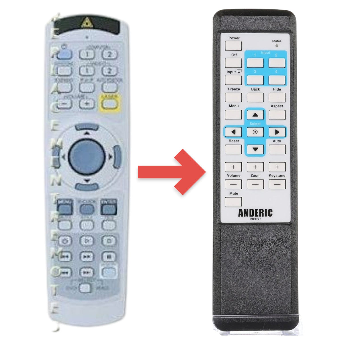 Mitsubishi RSC1 Projector Remote Control