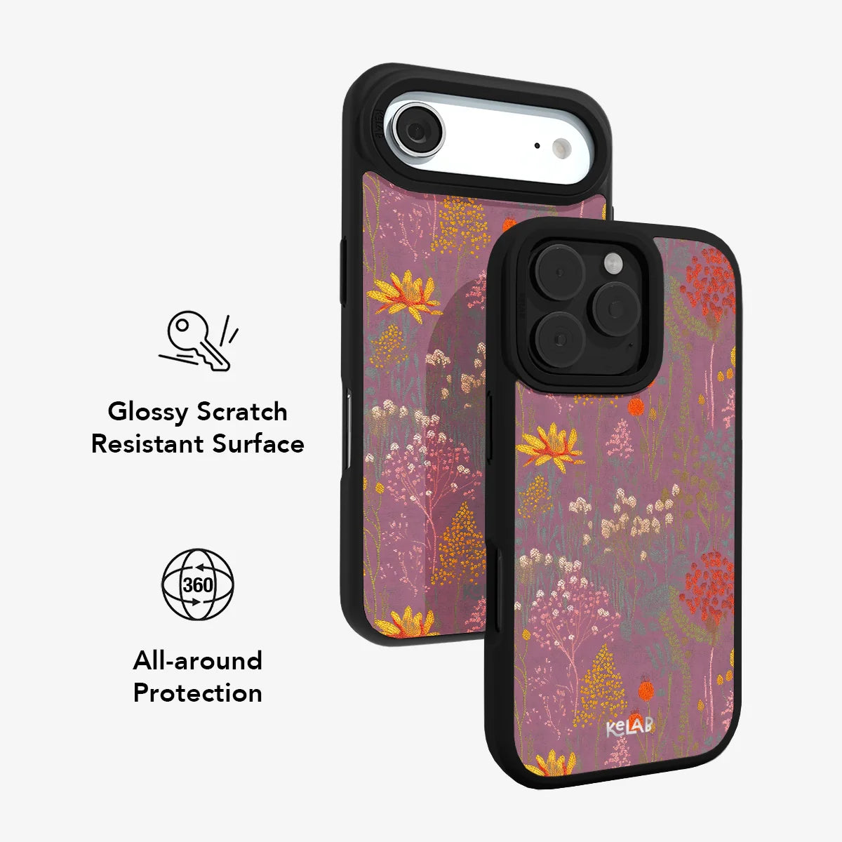 Wildflower Tapestry | Dusty Pink Floral Phone Case