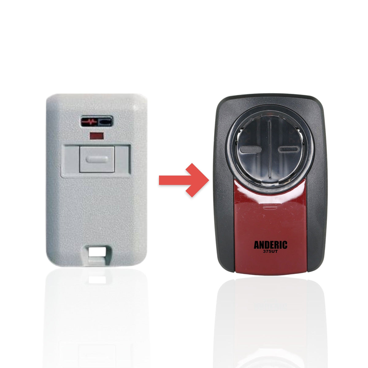 Linear 3060 Multi-Code 1-Button 300 Mhz keychain Garage Door Opener Remote Control