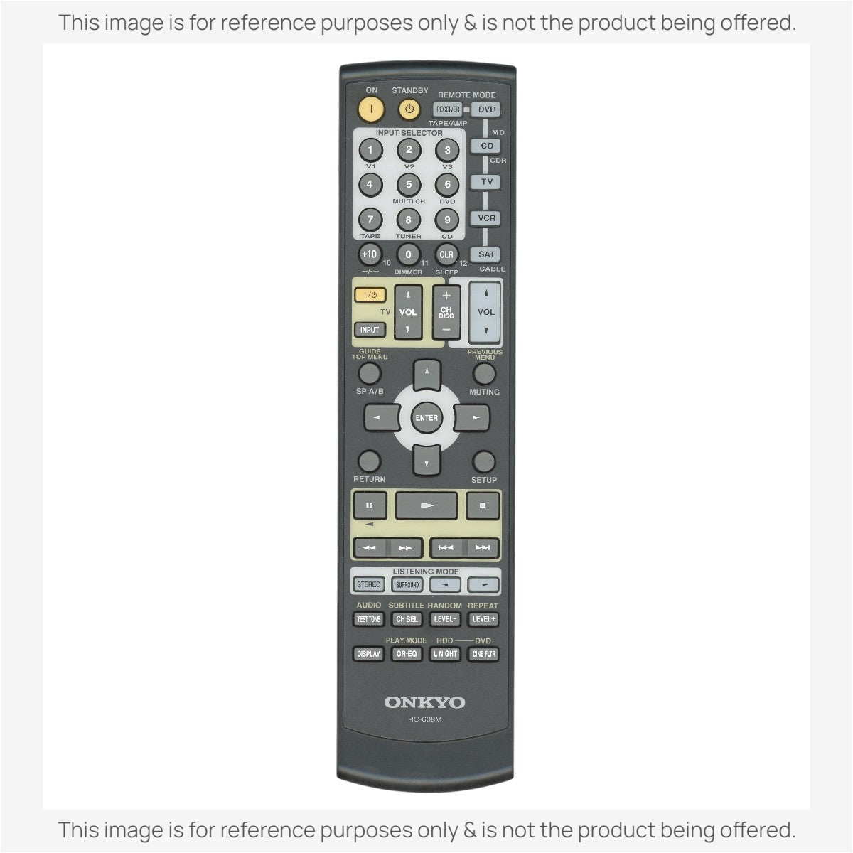 Onkyo RC608M Receiver Remote Control | RC-608M