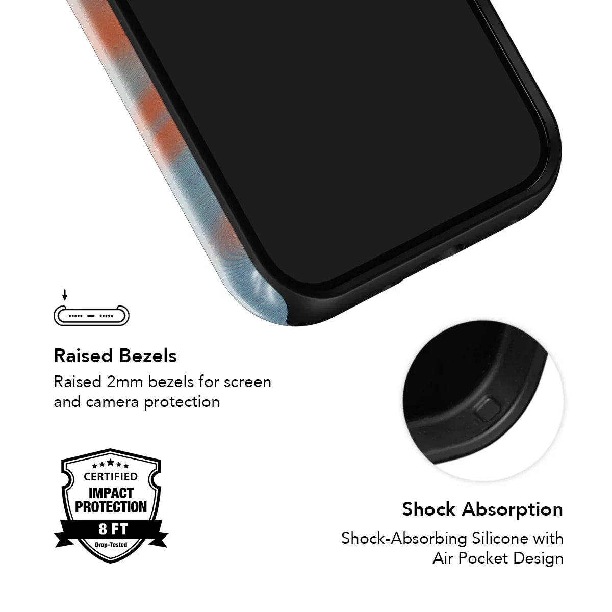 Aalto | Y2K Orange Phone Case with Futuristic Style