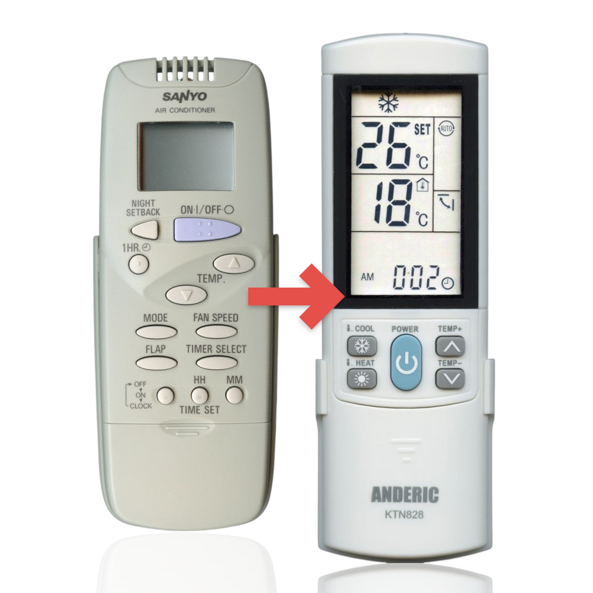Panasonic 6231638173 Air Conditioner Remote Control