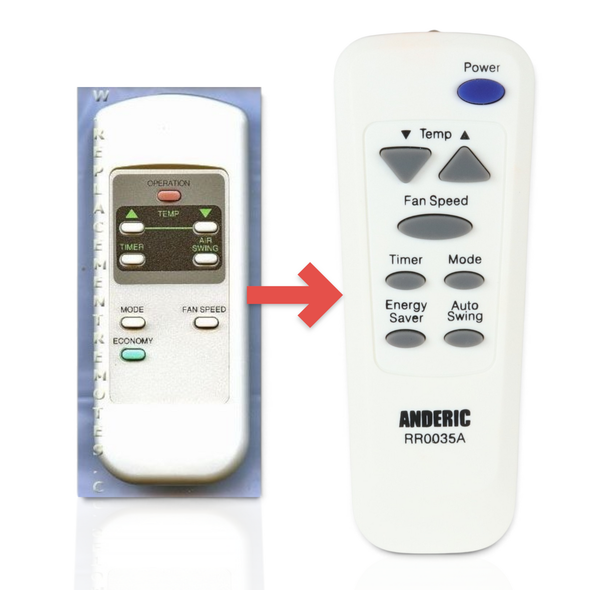 Panasonic 6711A90018A Air Conditioner Remote Control