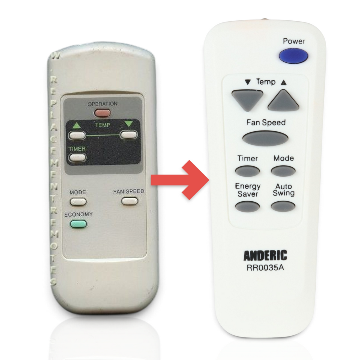 Panasonic 6711A90018B Air Conditioner Remote Control