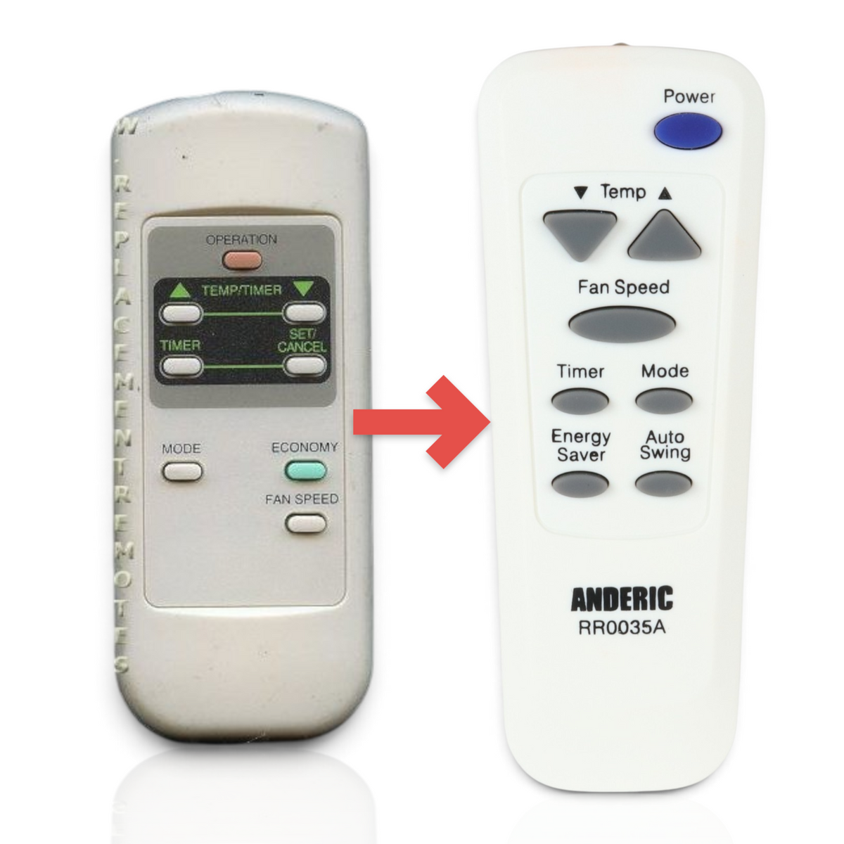 Panasonic A75C2062 Air Conditioner Remote Control