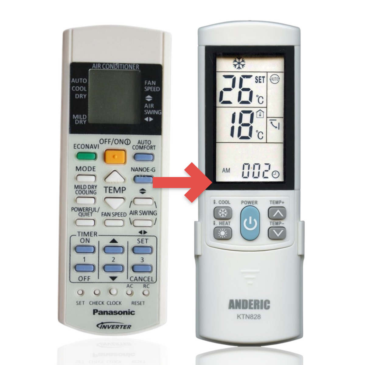 Panasonic A75C2315 Air Conditioner Remote Control