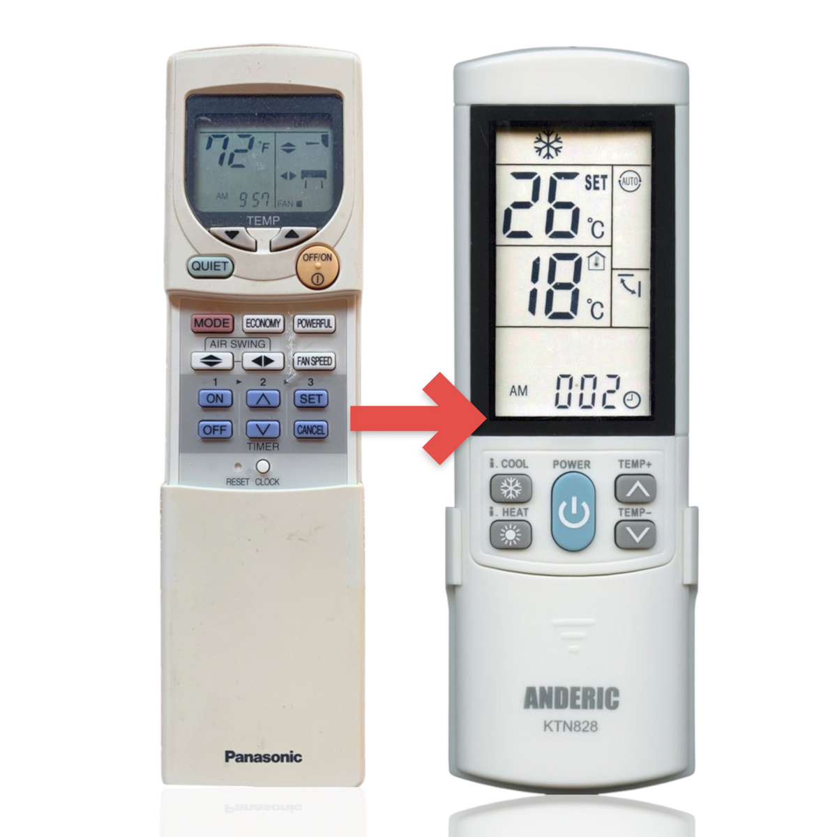 Panasonic A75C2724 Air Conditioner Remote Control