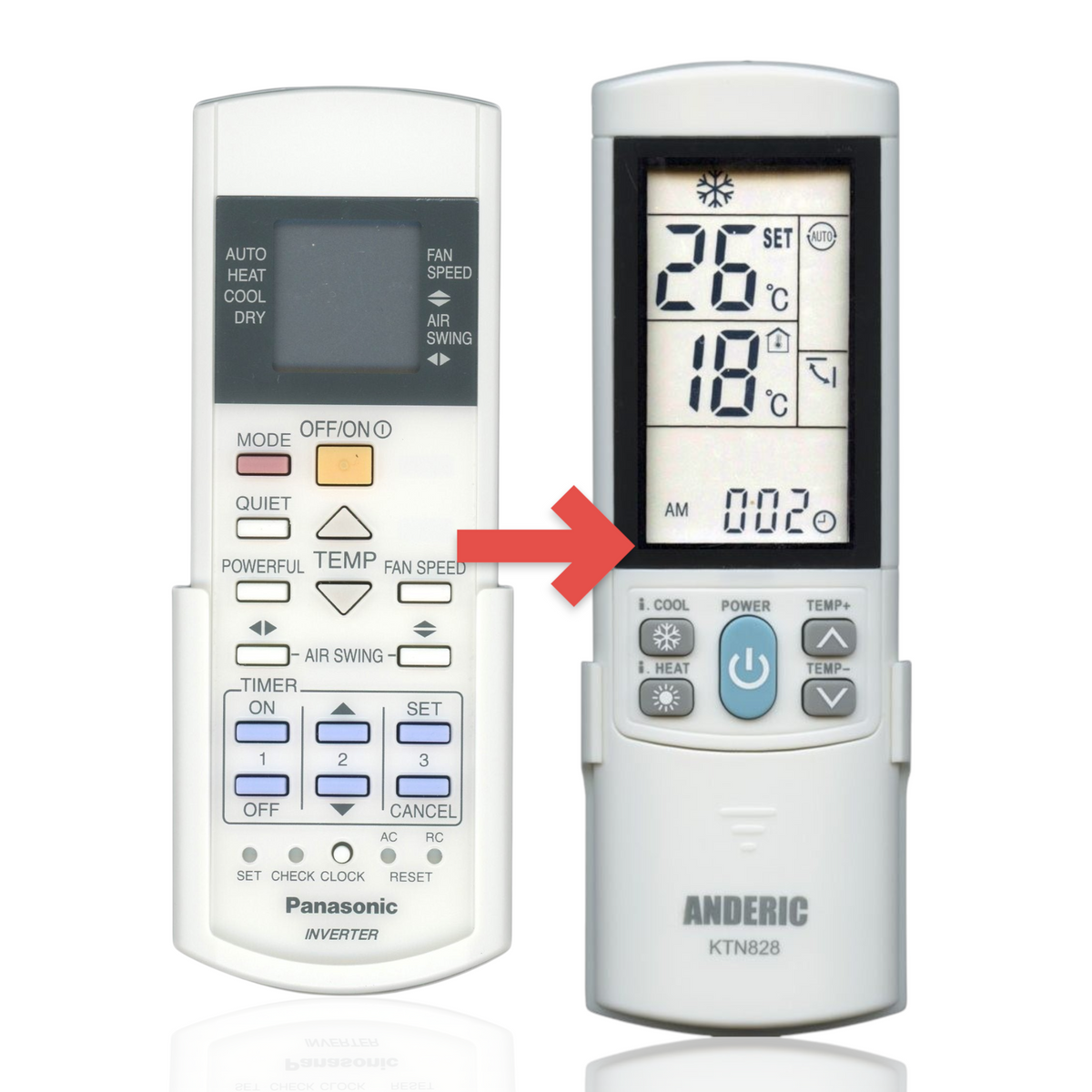 Panasonic A75C2913 Air Conditioner Remote Control