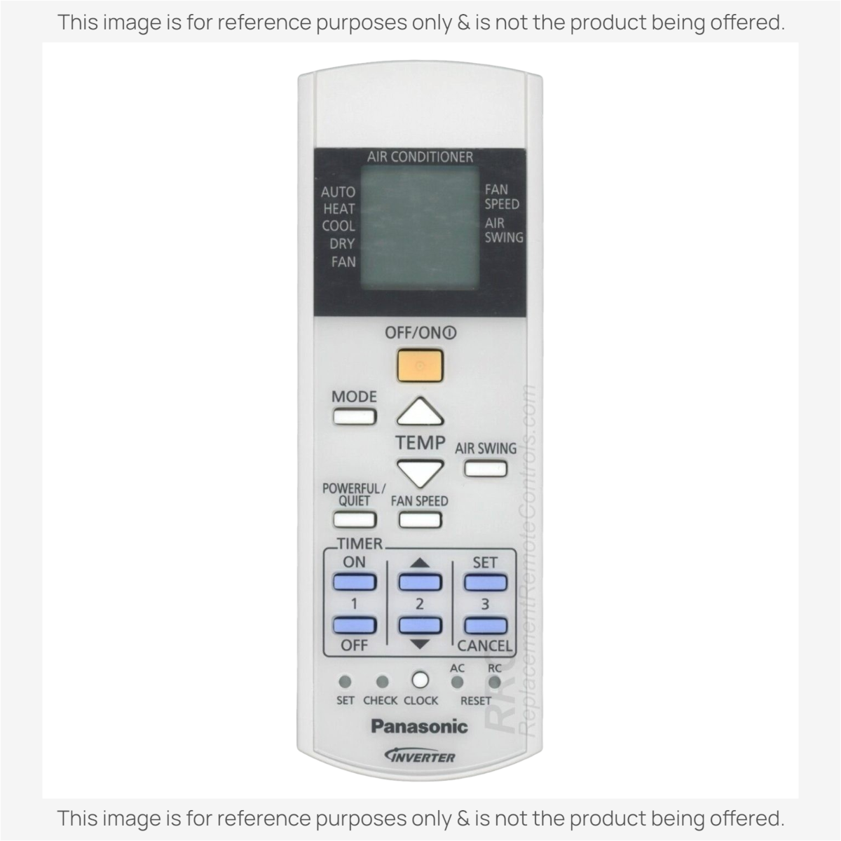 Panasonic A75C4643 Air Conditioner Remote Control