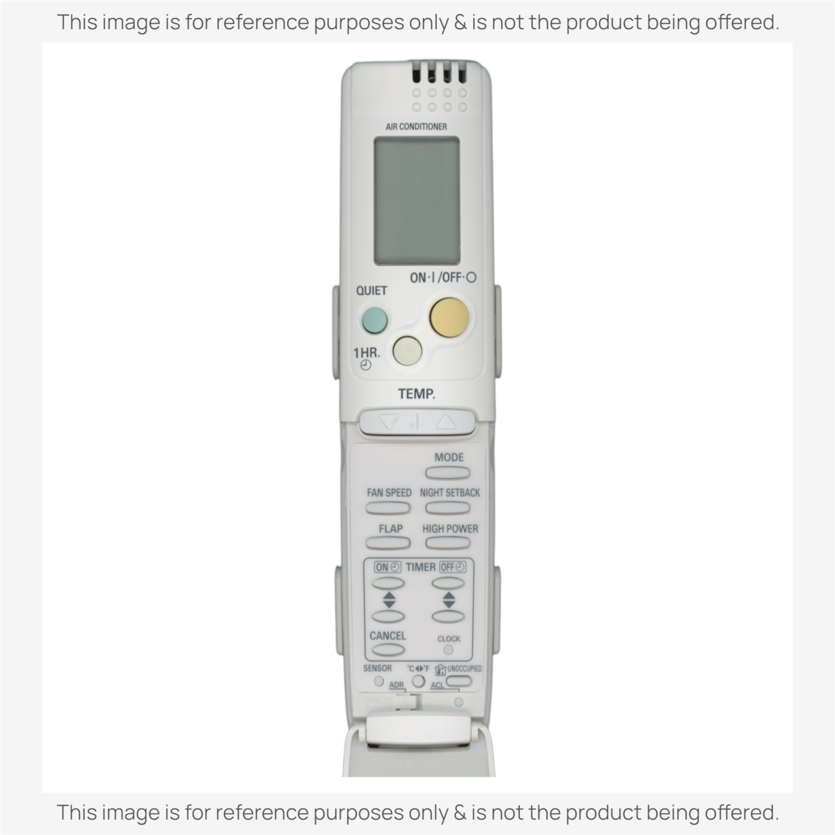 Panasonic CV6233187143 Air Conditioner Remote Control | Single Split Indoor Wall Unit | Thermostatic LCD Display | Wall Mount Included - CV6233187143