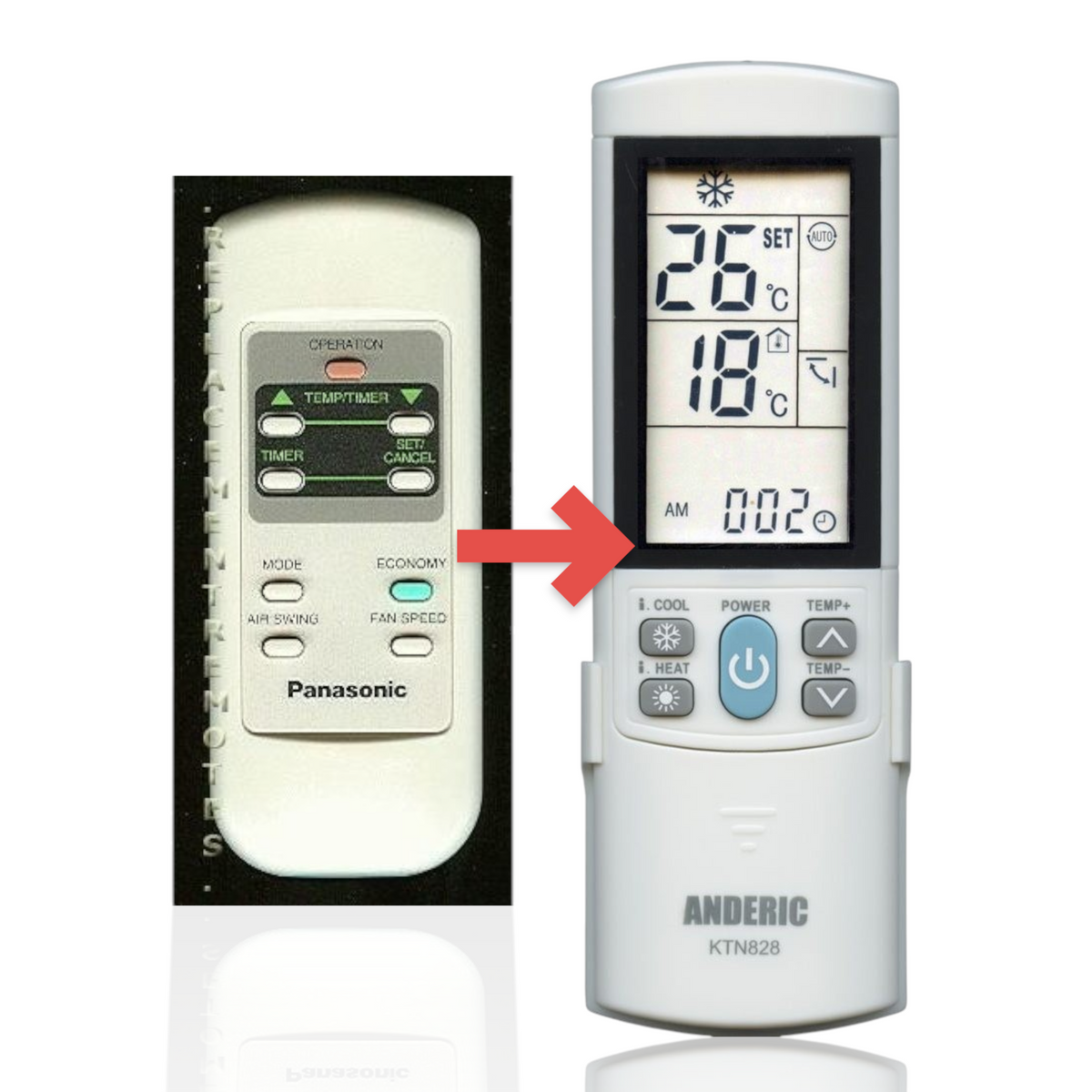 Panasonic CWA75C2065 Air Conditioner Remote Control