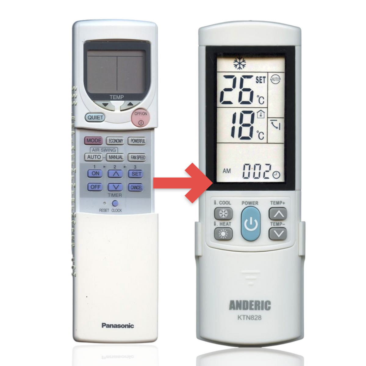 Panasonic CWA75C2297 Air Conditioner Remote Control