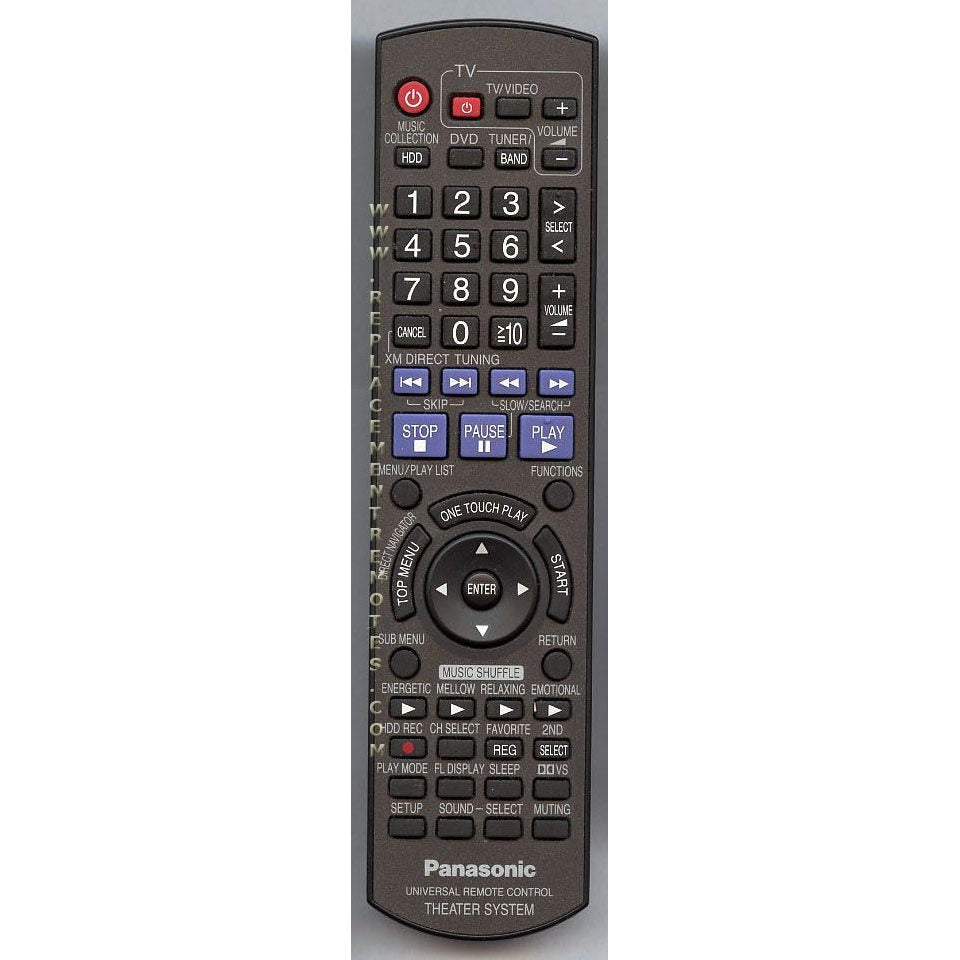 Panasonic EUR7662YZ0 Home Theater Remote Control