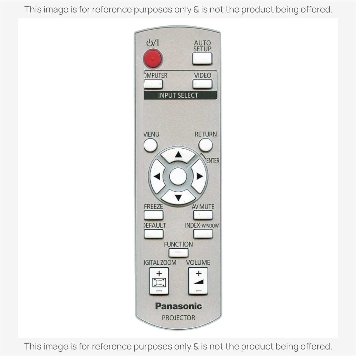 Panasonic N2QAYB000262 Projector Remote Control