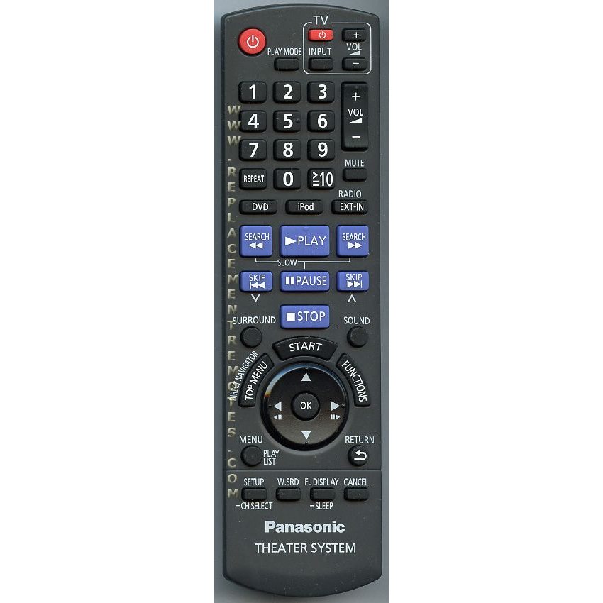 Panasonic N2QAYB000360 Home Theater Remote Control