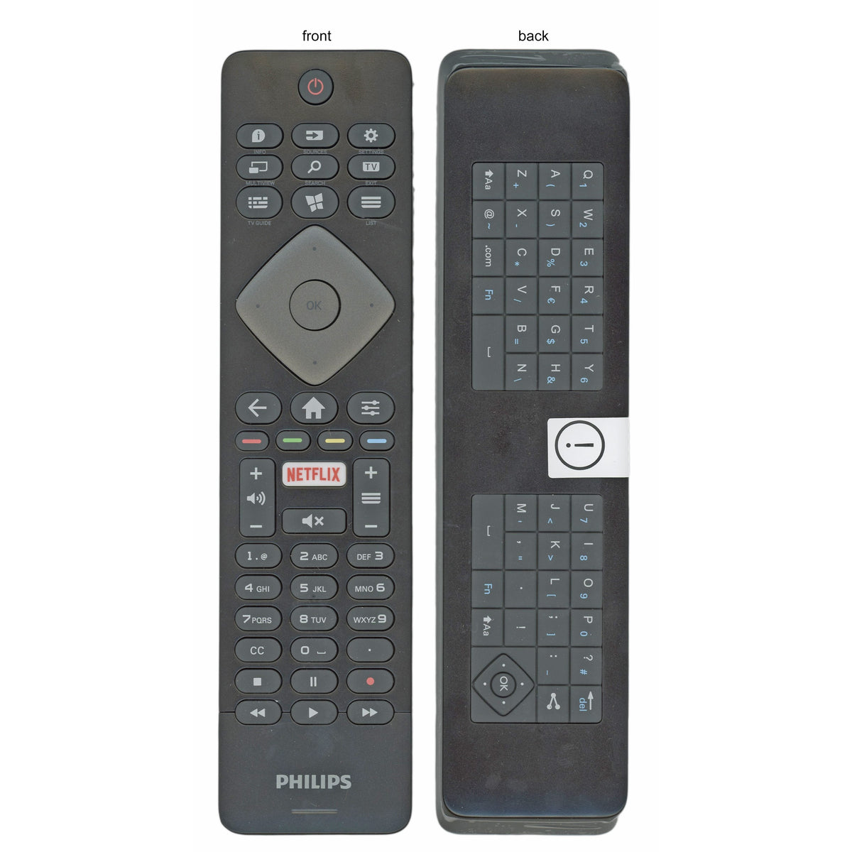 Philips RCGL017420 with voice, RF, and QWERTY keyboard TV Remote Control - 398GR08BEPHN0022DP