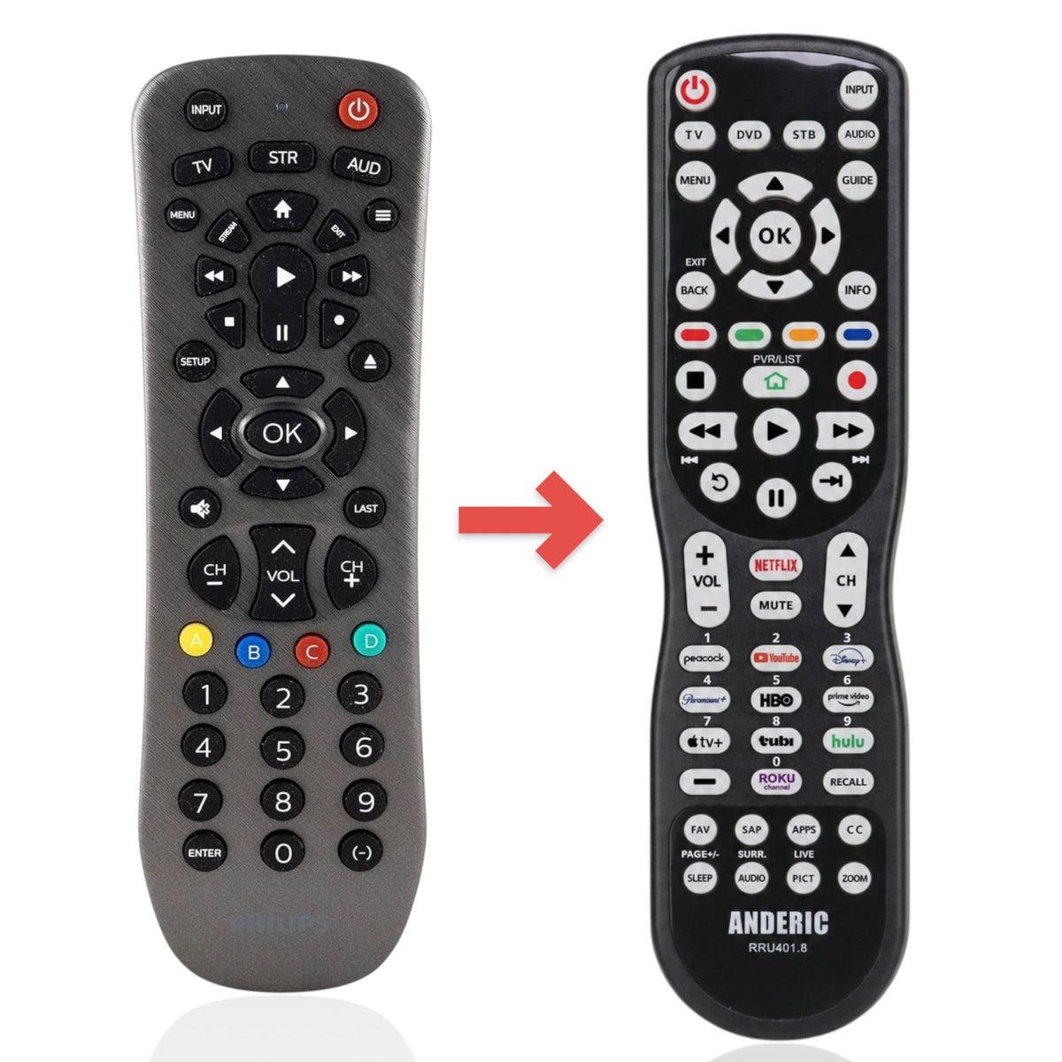 Philips SRP3229G/27 3-Device Universal Remote Control
