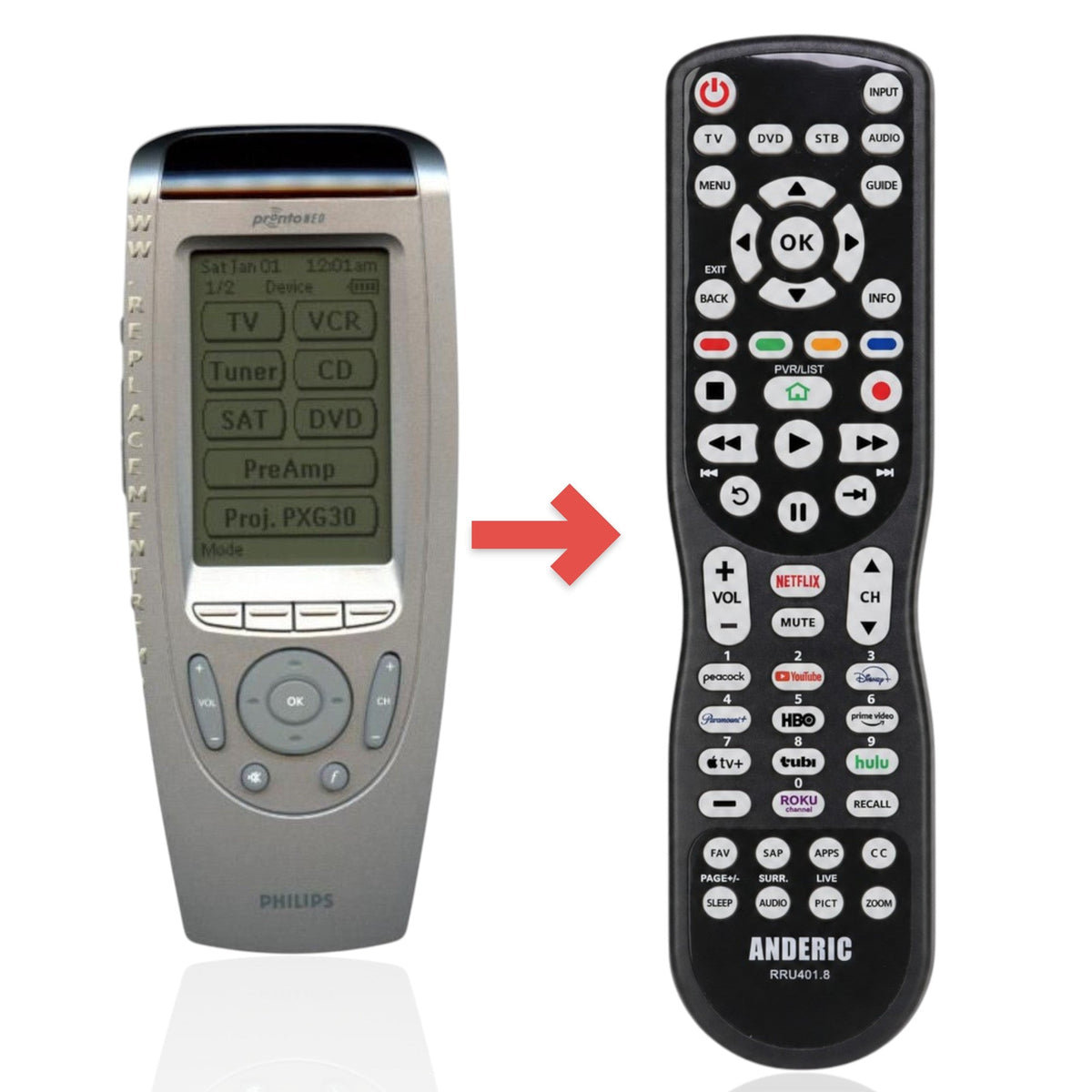 Philips TSU500/01 Advanced Universal Remote Control