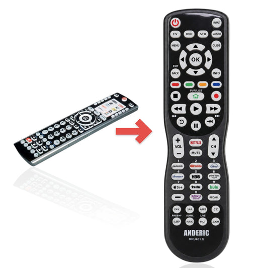 Anderic Substitute for Philips SRU8010/17 Icon Advanced Universal Remote Control [RRU401]