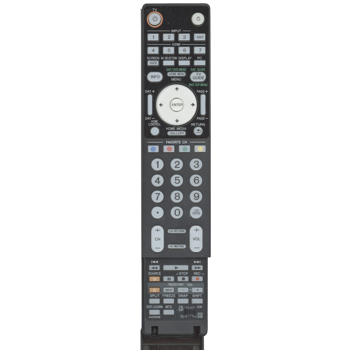 Pioneer AXD1549 TV Remote Control