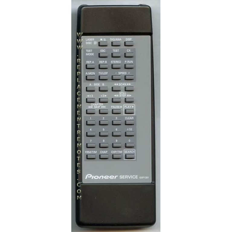 Pioneer GGF1381 Receiver Remote Control