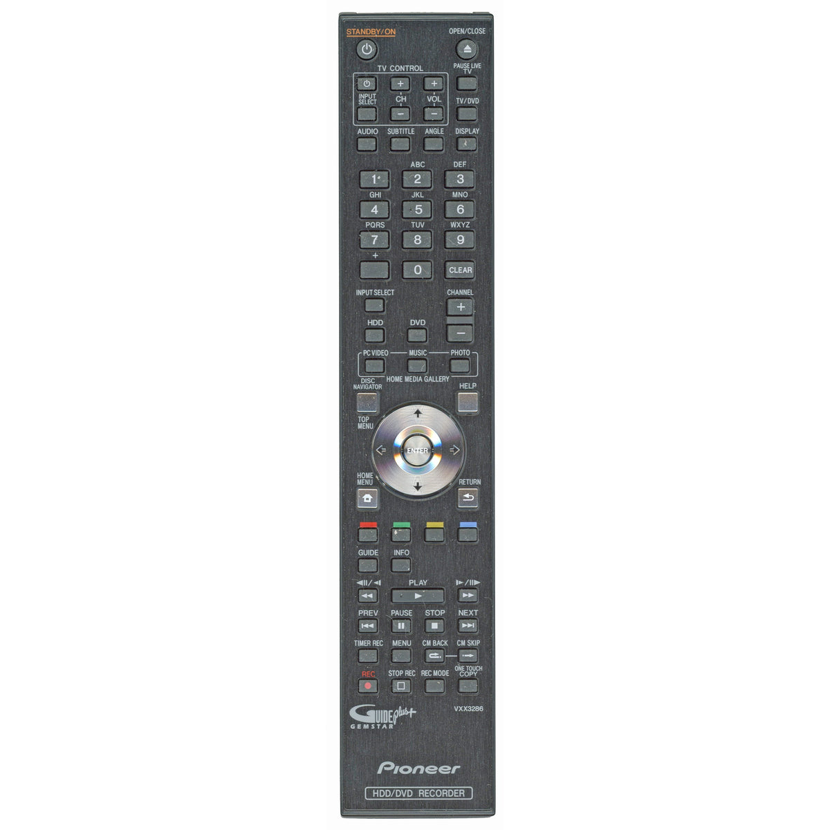 Pioneer VXX3286 DVDR Remote Control