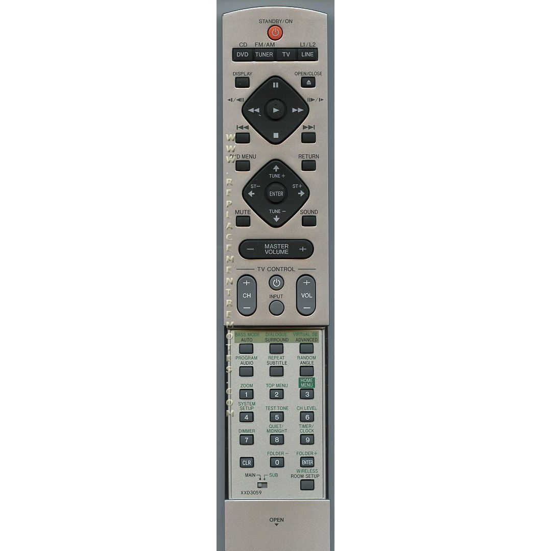 Pioneer XXD3059 Audio Remote Control