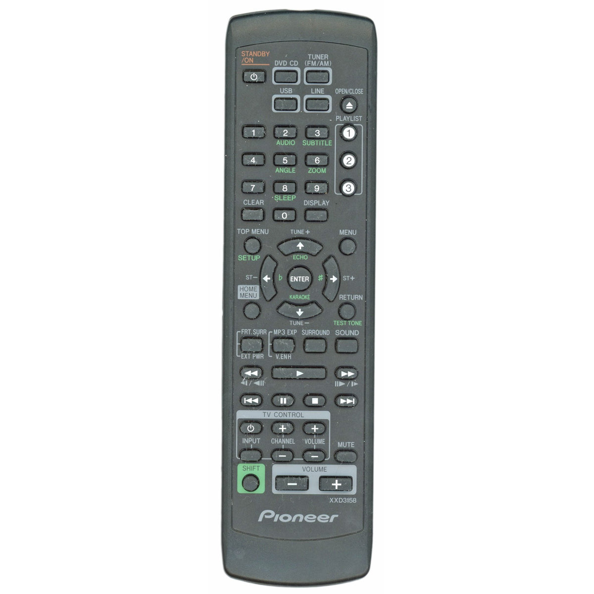 Pioneer XXD3158 Audio Remote Control - XXD3158