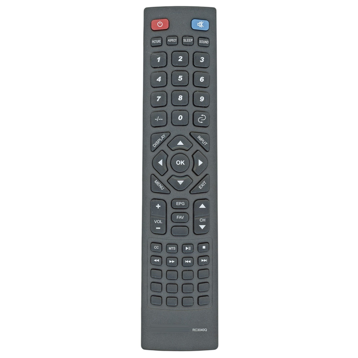 Quasar RC3040Q TV Remote Control – DigiDevice