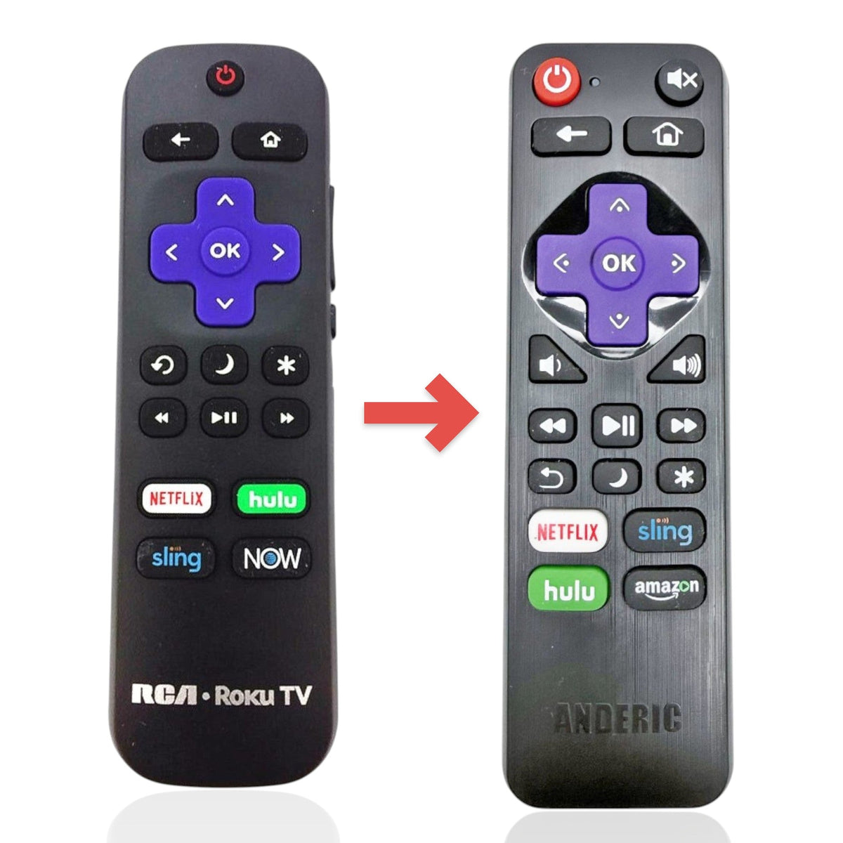 RCA 101018E0019 2019 ROKU TV Remote Control