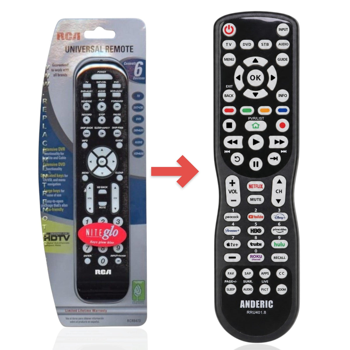 RCA RCR6473 Advanced Universal Remote Control