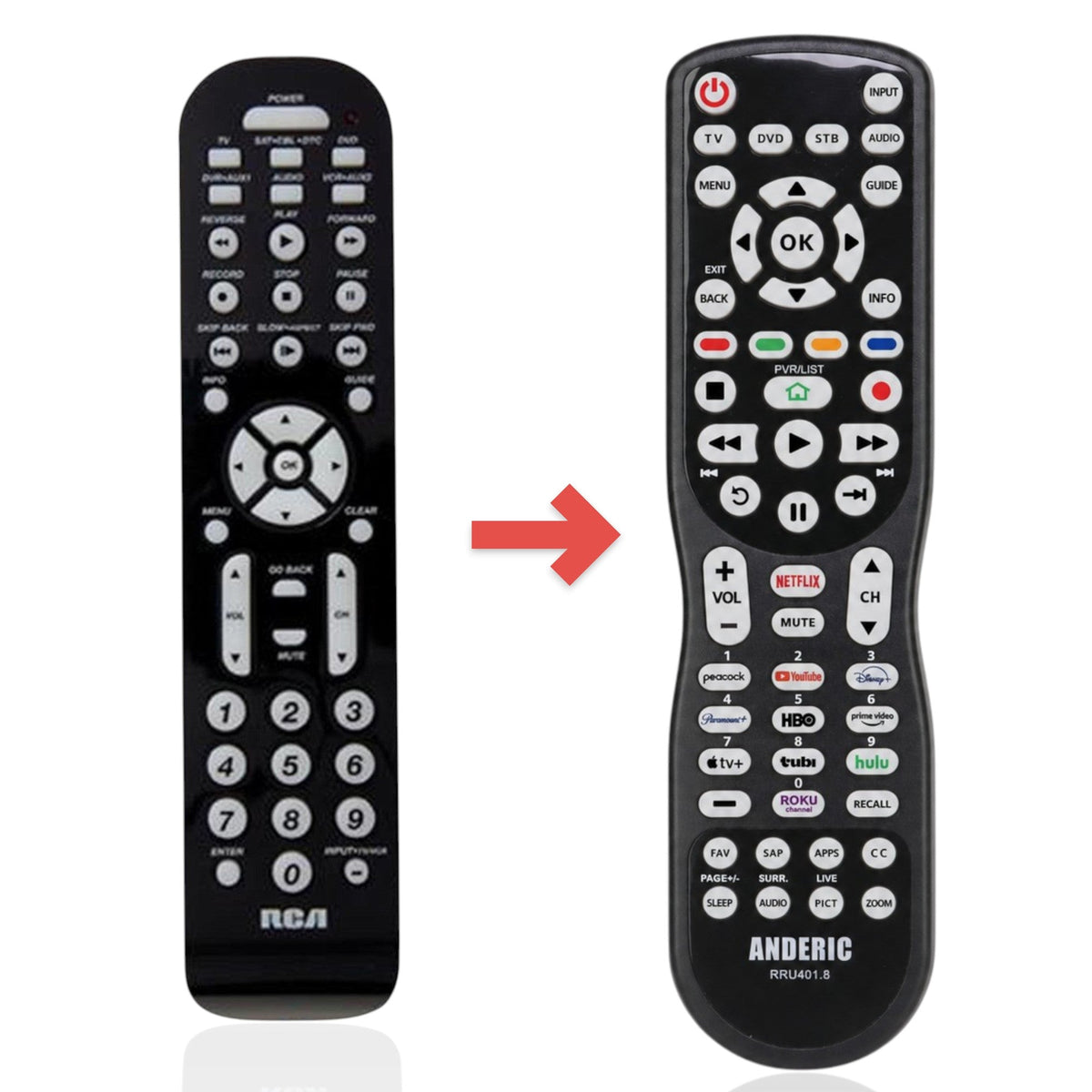RCA RCR6473Z Advanced Universal Remote Control
