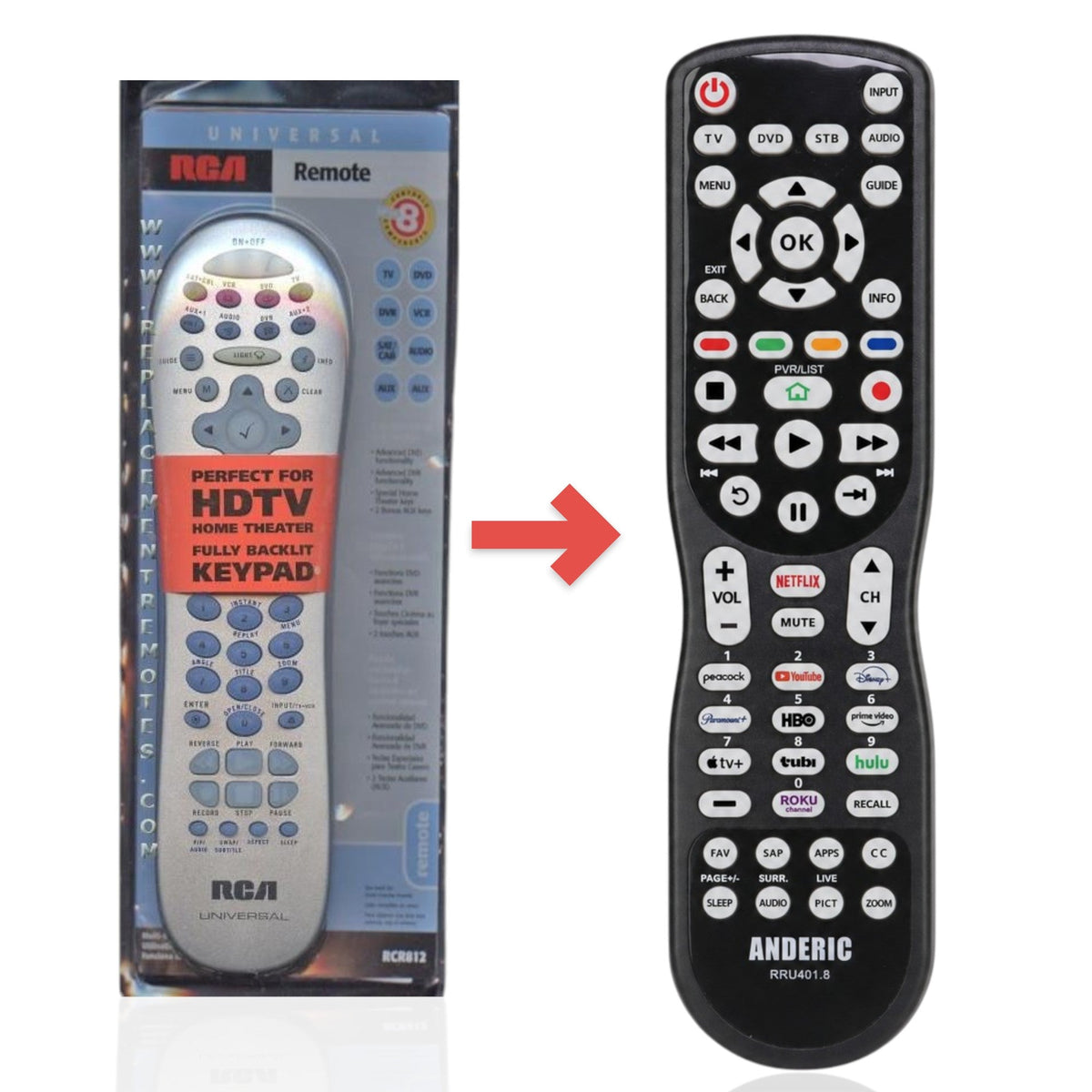 RCA RCR812 Advanced Universal Remote Control