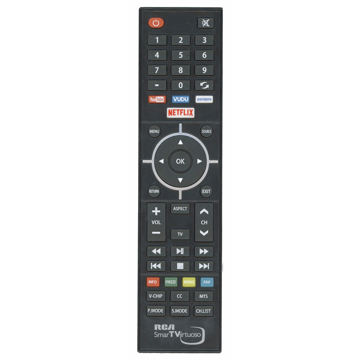 RCA SmarTVirtuoso TV Remote Control - RNSMU5536REM
