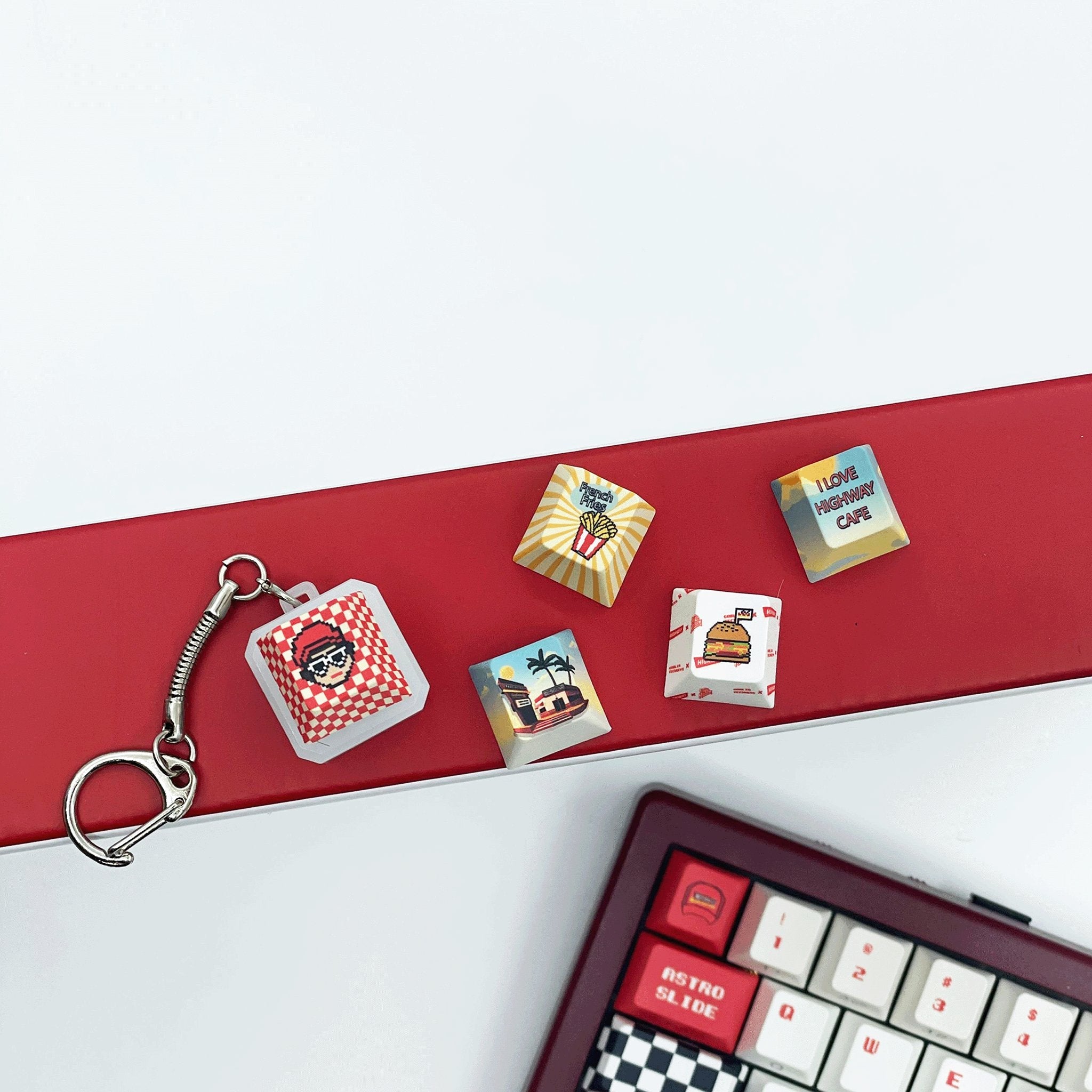 [Ready Stock] Goblintechkeys x Highway Cafe x Trap Nation LED Keycaps ...