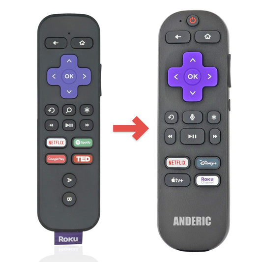 Roku RCGR4 RF Game/Voice/headphone Streaming Remote Control - 3226000207