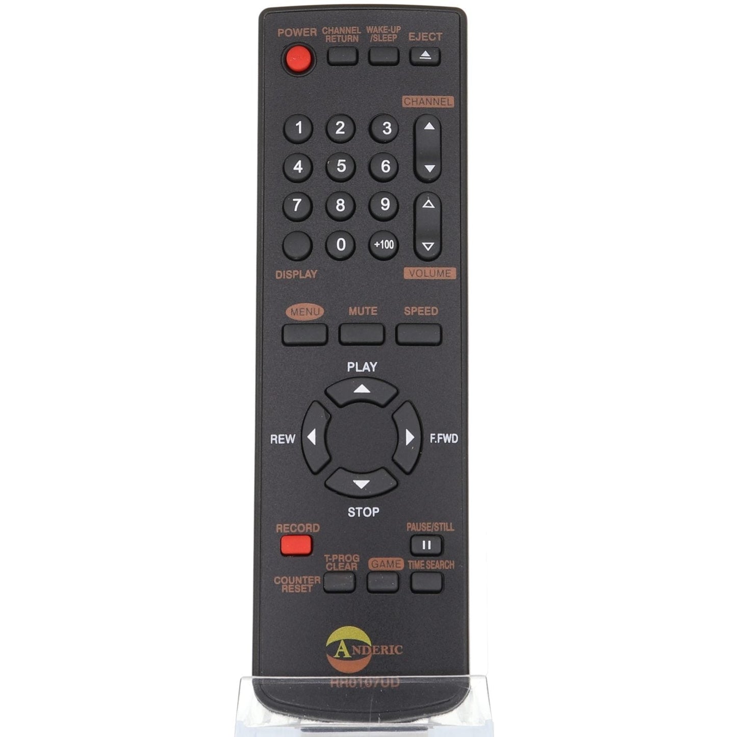 Anderic RR0107UD Replacement TV/VCR Remote Control for Funai