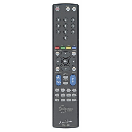 Anderic RMD14731 Replacement TV/DVD Combo Remote Control for Sylvania, Funai, and Emerson NF033UD and Others