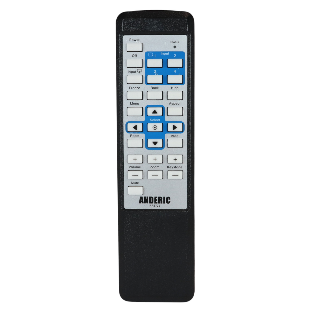 Anderic RR3720 Universal Projector Remote Control with Learning for Canon, Epson, Hitachi, Optoma, and more - RR3720