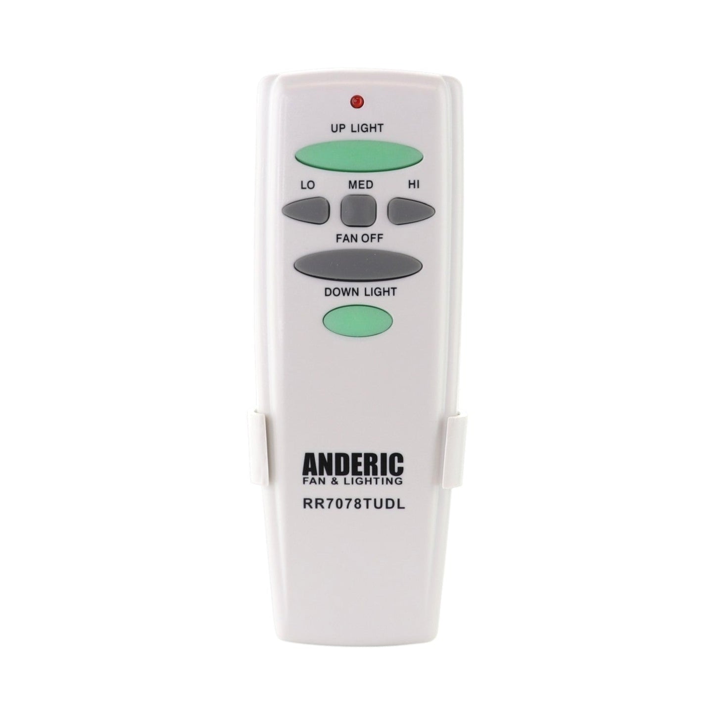 Anderic RR7078TUDL (UC7078T) Ceiling Fan Remote Control for Hampton Bay | CHQ7078T | Up Light | Down Light