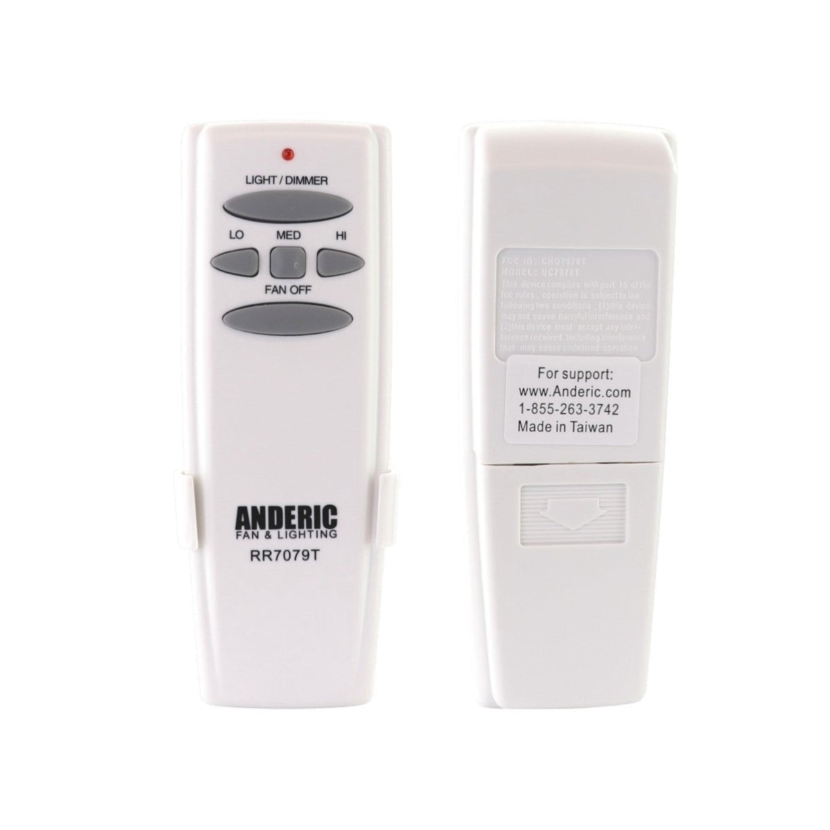 Harbor Breeze UC7086T CHQ7086T for Avion Ceiling Fan Remote Control