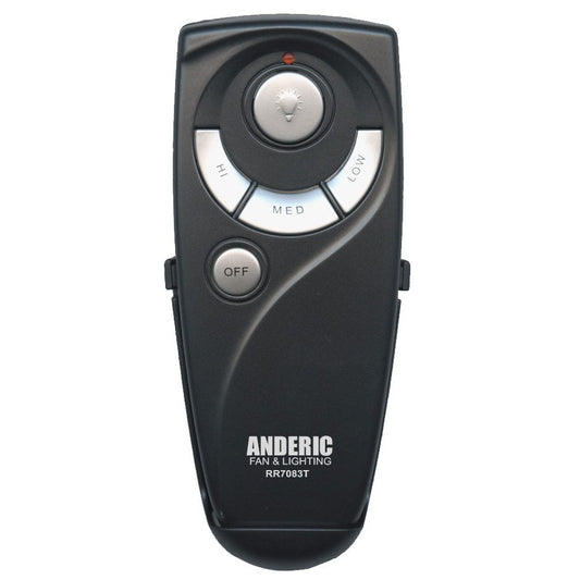 Anderic RR7083T Replacement Ceiling Fan Remote Control for Hampton Bay UC7083T CHQ7083T