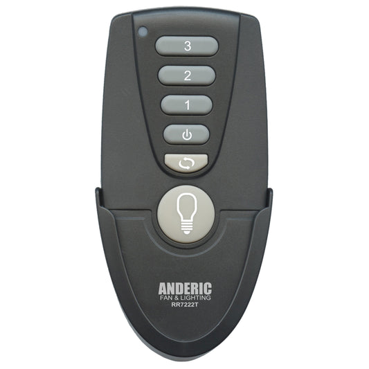 Anderic RR7222T434 Ceiling Fan Remote Control for Home Decorators Collection & Hampton Bay | Altura 68 In | UC7222T | CHQ7222T | Reverse | 434 MHz |