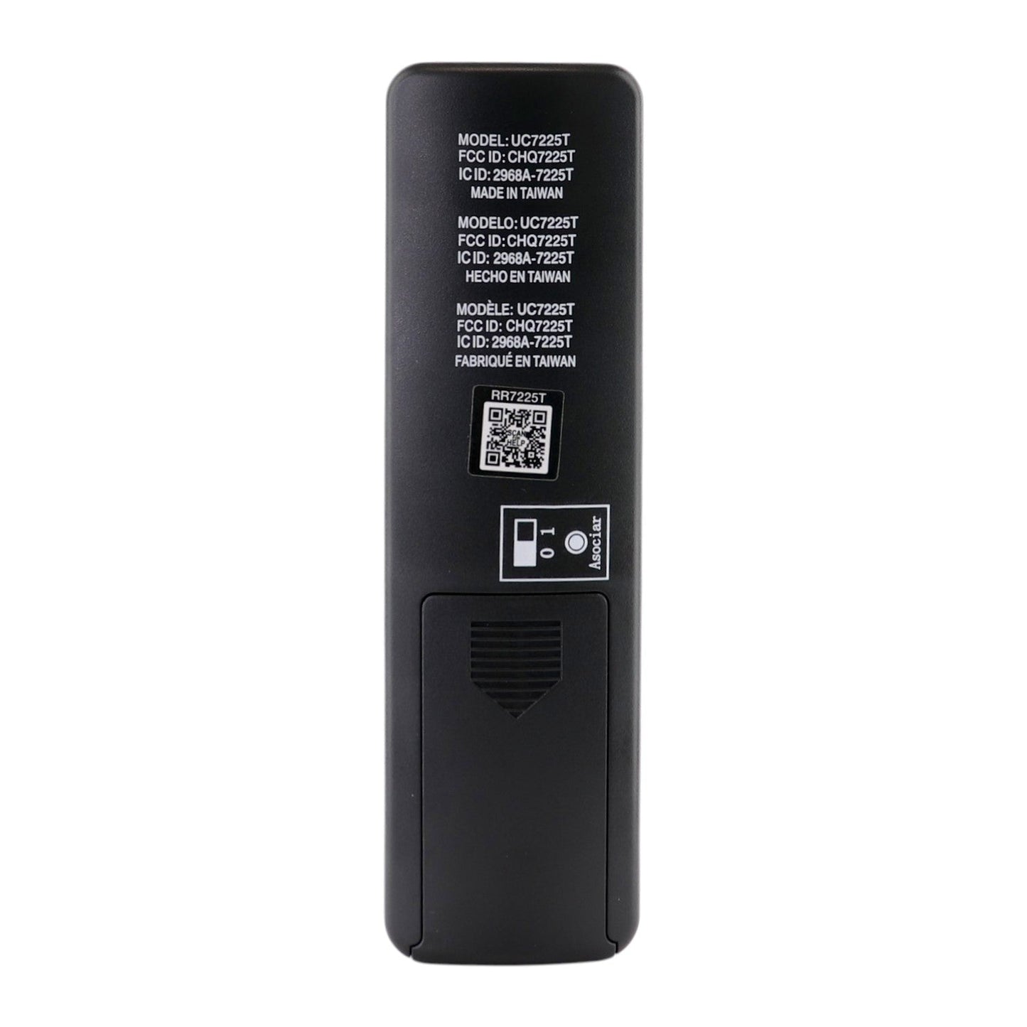 Anderic RR7225T Ceiling Fan Remote Control for Home Decorators Collection | Learning | UC7225T, TR198A, KUJCE10308 | With Wall Mount | RR7225T