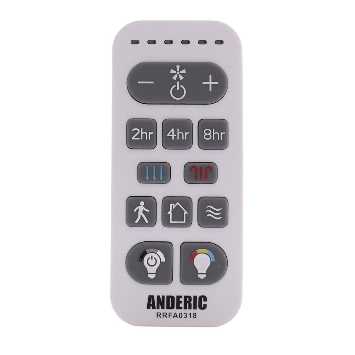 Anderic RRFA0318 Ceiling Fan Remote Control for Harbor Breeze FA0198 | Arbormere 60-in  | Queensdale 60-in | Outermark 60-in - A25-FA0198A