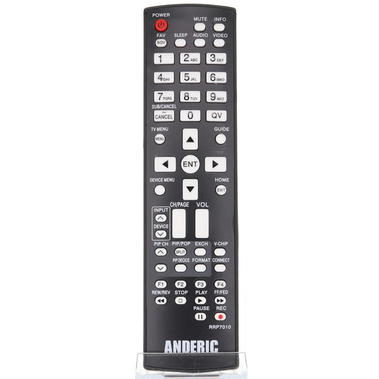 Anderic RRP7010 Replacement TV Remote Control for Mitsubishi 290P137010 and Others